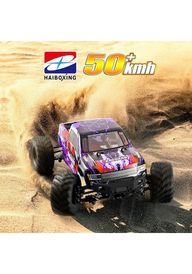 Haıboxıng Rc 1/12 903 Vanguard 50+ Km/h Sürat 4x4 Uzaktan Kumandalı Rc Model Araba Rtr Elektrikli 4wd Offroad Truck Mor