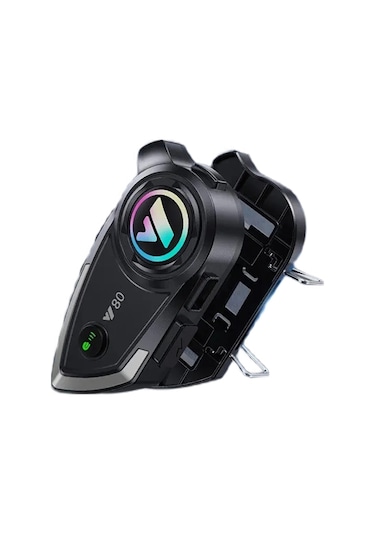 Vothoon Y80 Intercom  ışıklı Motosiklet Kask Kulaklığı