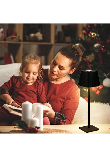 Cbtx Ml-g06 Göz Korumalı Masa Işığı Kademesiz Kısılabilir Masa Lambası, 4000mah Pil - Siyah