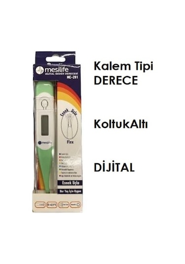Mesilife MC102 Dijital Kalem Koltukaltı Ateş Ölçer