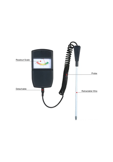 Yaozixa Toprak Ph Ve Nem Ölçer, İç/içeri Dışarı Bitkiler İçin Bölümlü Toprak Analiz Aleti