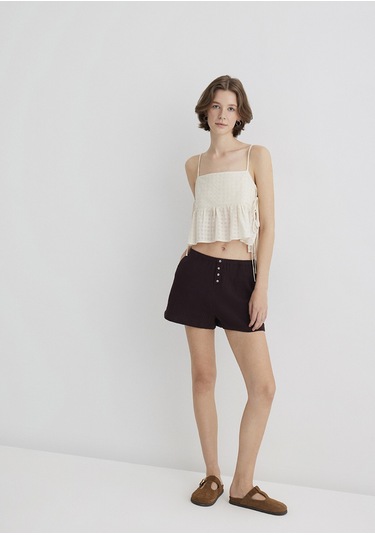 Mavi - Ekru Bluz 1211306-80194 Ekru