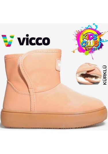 Vicco Pak 943.f25k.503 Anatomik Taban Kız Çocuk Bot Camel 31-37 Camel