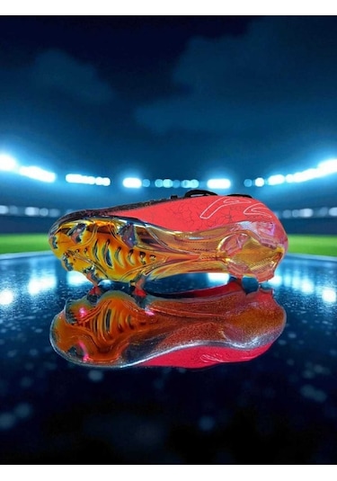 Trendyshose 252153 Çivili Rahat Çim Saha Krampon Ayakkabı Sıyah-fusya