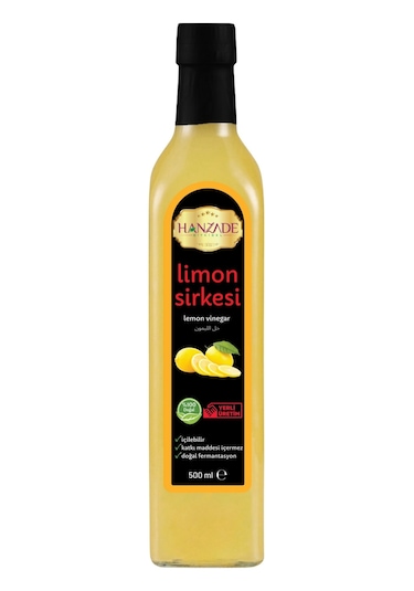 Hanzade Bitkisel Limon Sirkesi 500 ML