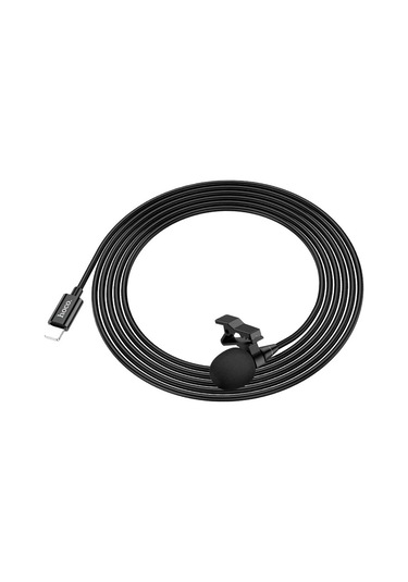Hoco L14 iPhone Uyumlu Lightning Kablolu Profesyonel Yayıncı Yaka Mikrofonu 2mt- 5775