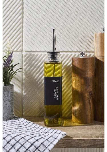 Molivet 350ml Silver Kapak Cam Yağdanlık-sosluk-sirkelik