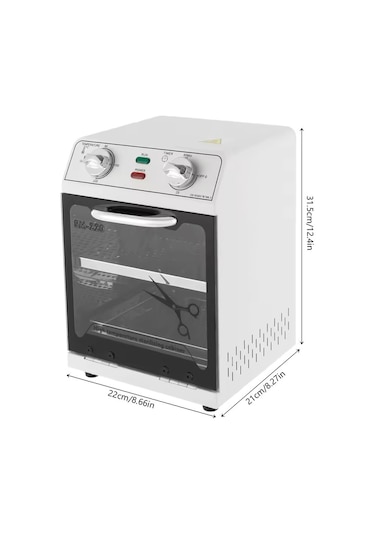 Yüksek Isılı Manikür Dental Kuru Hava Sterilizasyon Makinesi 8lt Sm-220