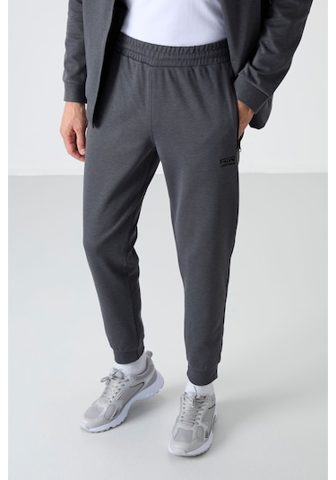 Tommy Life Hugo Koyu Gri Jogger Erkek Eşofman Takım - 85198 Koyu Gri