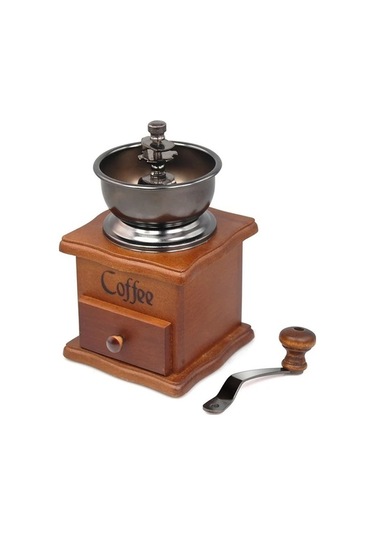 Trendooze Lmetjma Retro Kahve Değirmeni, Paslanmaz Çelik, Bej Model Bej