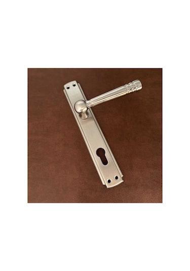 Osmanlı Topkapı Handles Saten Aynalı Yale Çelik Kapı Kolu 1 Takım