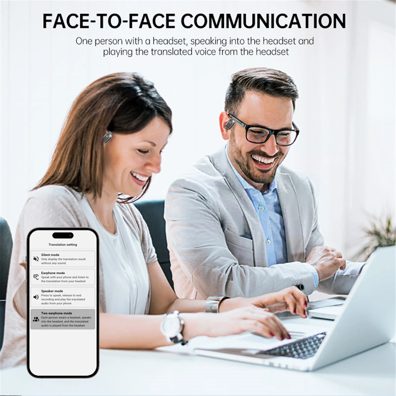 Dofolink Xg99 Aı Çeviri Kulaklığı - 138 Dil Gerçek Zamanlı Çeviri, Uzun Pil Ömrü, Ows Kulak Dışı Tasarım, Hi-fi Stereo, İos/android Uyumlu Göl Mavisi