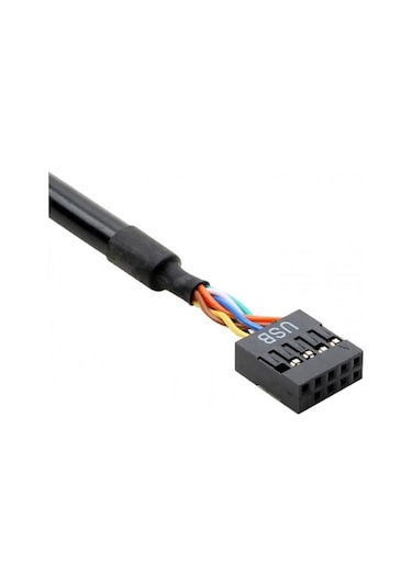 Usb 3.0 19 Pin Erkek To 9 Pin Usb 2.0 Dişi Çevirici Kablo 15cm