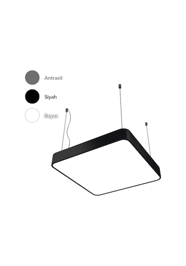 Kare Davul Modern Led Avize Linear Armatür Lineer
