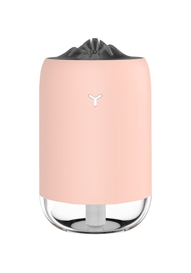 Araba Taşınabilir Nemlendirici Ev Gece Lambası Usb Sprey Aleti Dezenfeksiyon Aroma Difüzör Pembe