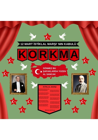 İstiklal Marşı'nın Kabulü Pano