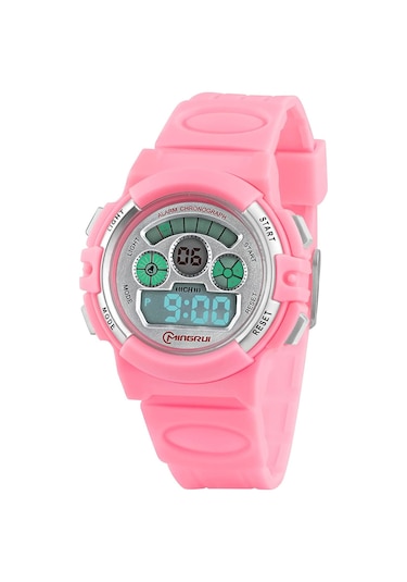 5-12 Yaş Çocuklar İçin Alarmlı Su Geçirmez Çok Fonksiyonlu Spor Açık Hava Kol Saati Erkek Kız Çocuk Dijital Saat Diğer