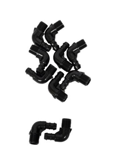 Damlama Sulama Pipo Erkek Dirsek 16X1/2" 10 Adet