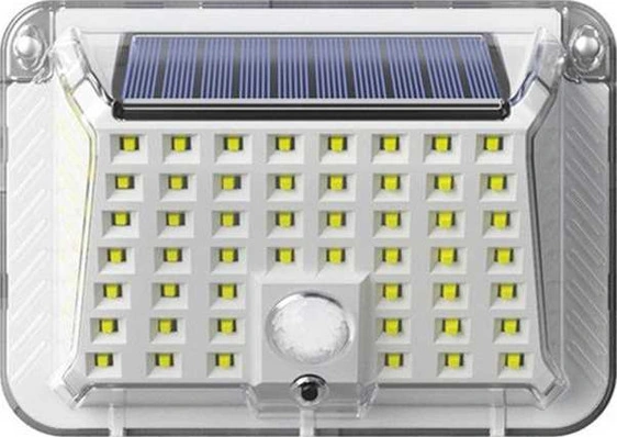 Tongxida Led Güneş Enerjili Duvar Lambası, Dış Mekan İçin, Hareket Algılama, Su Geçirmez, 6000-7000k Beyaz Işık, 90 Led, 1200m