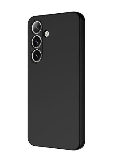 Adige Samsung Galaxy A36 Uyumlu Kılıf Lansman İçi Kadife Silikon Siyah + Ekran Koruyucu