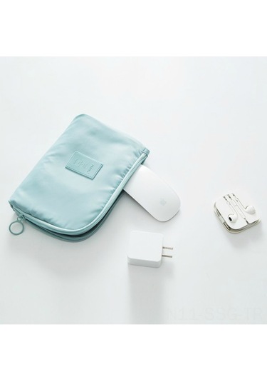 Springsun Seyahat Elektronik Aletleri İçin Su Geçirmez, Geniş Kapasiteli, Dayanıklı Organize Edici Depolama Çantası Siyah