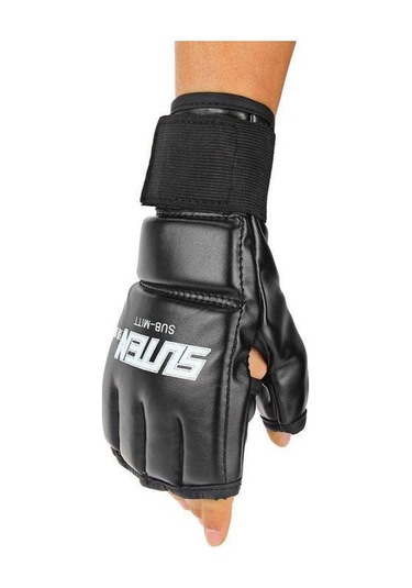 Projektör Mma Muay Thai Eğitimi Boks Torbası Eldiveni Boks Eldiveni Spor Salonu Siyah