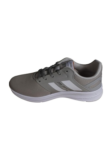 Jump Kadın Beyaz Gri Siyah Fileli Memory Konfor Taban Sneaker Spor Ayakkabı Gri