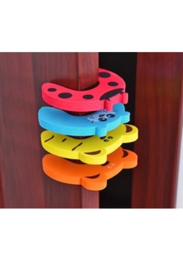 Çocuk Bebek Güvenlik Parmak Koruyucu Kapı Stoperi 4'lü Set