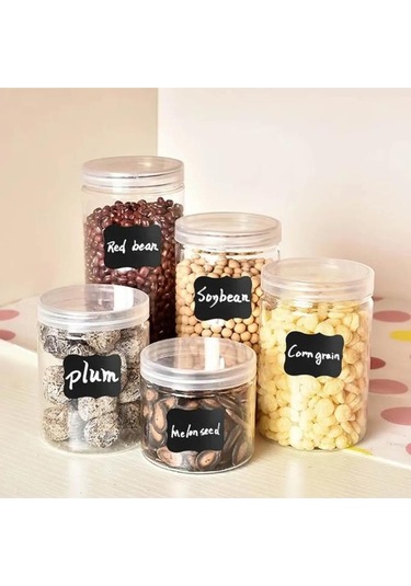 Mithra Life 25 Adet Kavanoz Baharat Kalemli Sticker Etiketi Mıt1102