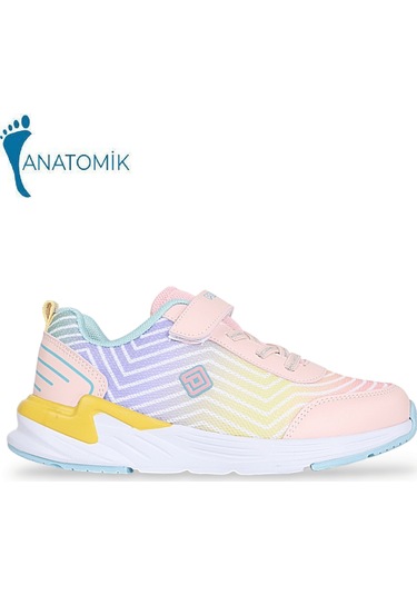 Kidessa 1859 Anatomik Tabanlı Unisex Çocuk Günlük Spor Ayakka Pudra