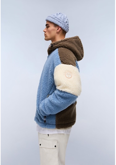 Napapijri T-tires Fzh Erkek Polar Ceket-30422 Mavi