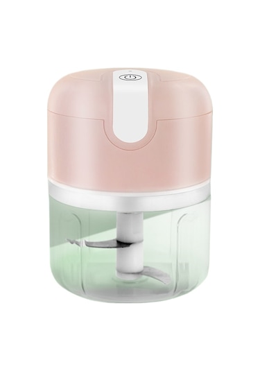 Jzcat Elektrikli Mutfak Ev Taşınabilir Sarımsak Kırıcı-250ml-pembe