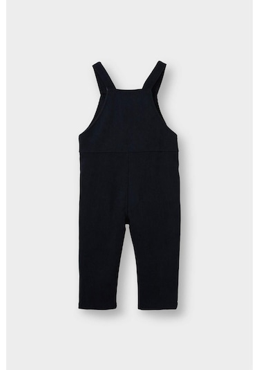 Defacto Erkek Bebek 2li Takım Basic Düz Sweatshirt Fitilli Kadife Salopet G0084a525wnnv241 Lacivert