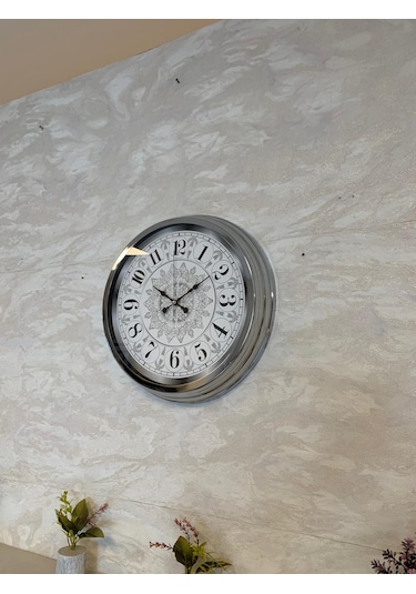 Zentime 40 Cm Krom Elegance Duvar Saati çok Renkli