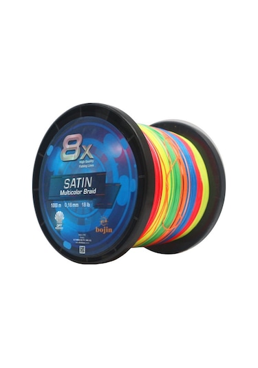 Dft Discovery Bojin 8x Satin Multicolor 0.16mm İp Misina 100mt Bobin