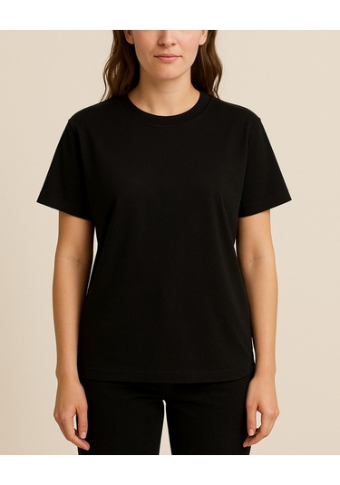 Hugo Boss Kral Baskılı T-shirt Siyah