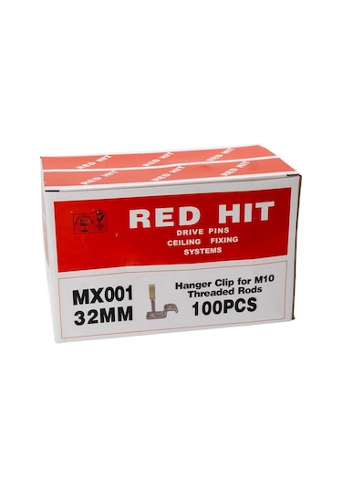 Red Hit Mx001 M10 Tij Asma Tavan Barutlu Çivi 100 Lü Paket
