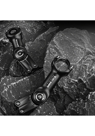 Springsun Bisiklet Gidon Yükseltici - Ayarlanabilir Açı Ve Yükseklik, Alüminyum Alaşım, 31.8mm, Siyah Siyah