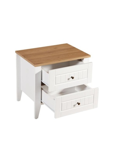 Just Home Mona Komodin - Beyaz / Sepet Beyaz / Sepet