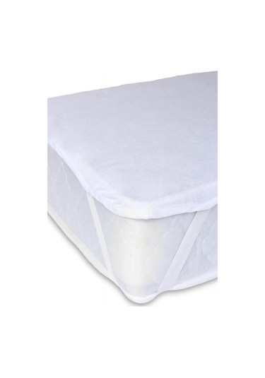 Evony Sıvı Geçirmez Bebe Alez 70x110 Cm Yatak Koruyucu Pamuklu Köşe Lastikli Beyaz