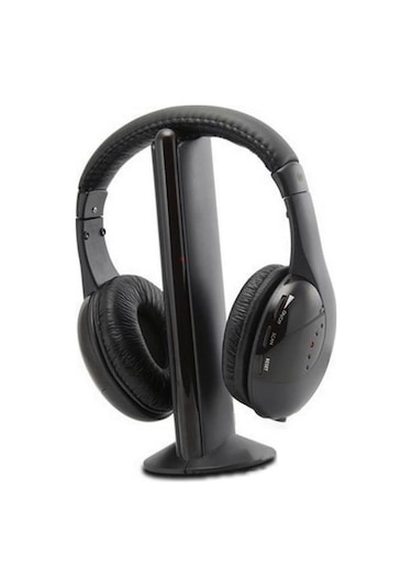 Kulaklıklar Pc Radyosu İçin Mıc'li Kablosuz Kulaklık, Oyun Akışı Ve Müzik Dinleme İçin Siyah Uyumlu Cihazlar