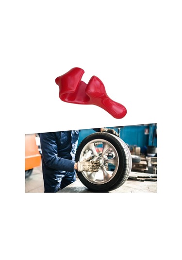 Suntek Boncuk Tutucu Oto Araba Lastiği Kelepçesi Kırmızı