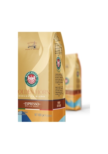 Mare Mosso Espresso Golden Horn Taze Kavrulmuş Çekirdek Kahve 2 x 1 KG