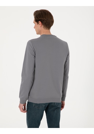 Pierre Cardin Erkek Gri Sweatshirt 50314054-vr024 Gri