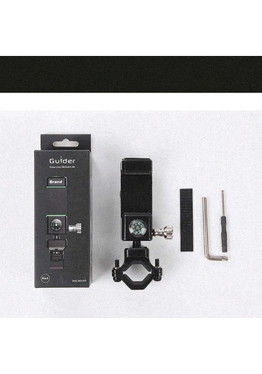 Pusulalı 360 Dönen Bisiklet Telefon Tutucu Q003-Siyah
