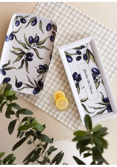 The Mia Olivos Kahvaltı Takımı 6 Kişilik 19 Parça Set 2 Çok Renkli