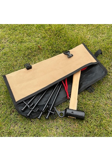 Suntek Çadır Kazıkları Saklama Çantası Zemin Çivisi Sırt Haki