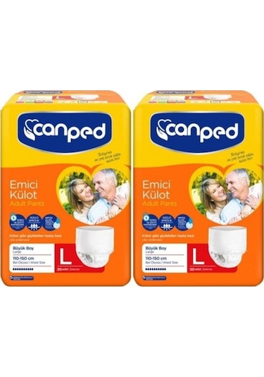Canped Emici Hasta Bezi L 2 x 30'Lu