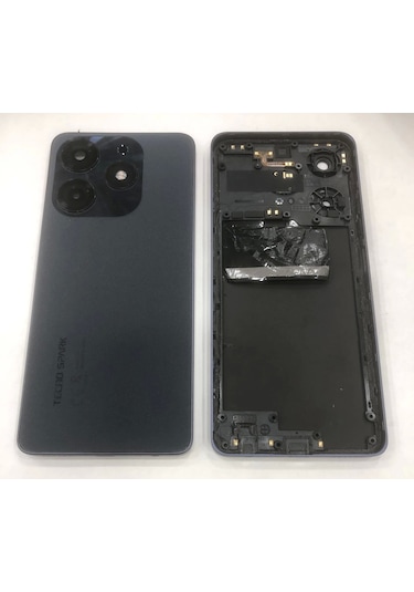 Tecno Spark 10 Pro Kı7 Kasa Arka Kapak Pil Kapağı - Beyaz