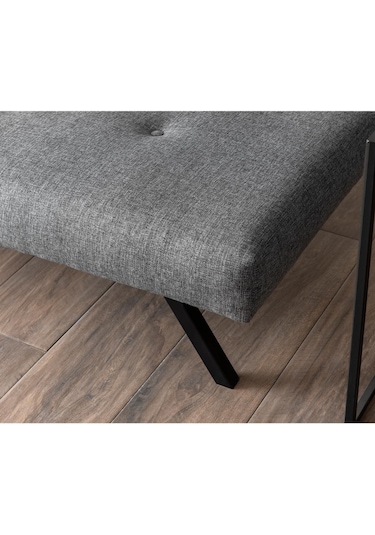 Pafu Zola Üçlü Yataklı Koltuk - Açık Gri Keten Açık Gri